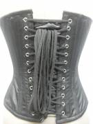 Black White Satin Sequins Gothic Burlesque Waist Cincher Bustier Overbust Corset Costume Black White Satin Sequins Gothic Burlesque Waist Cincher Bustier Overbust Corset Costume